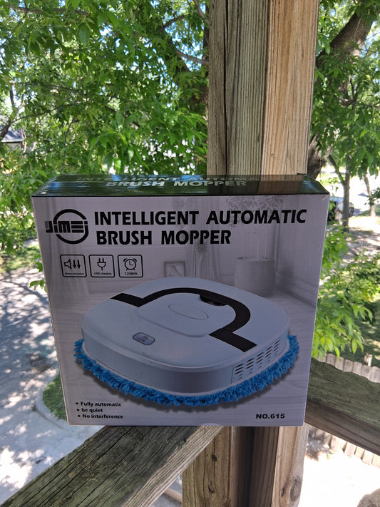 JIMEI Automatic Rechargeable Microfiber Floor Mop Brush Mopper NO.615