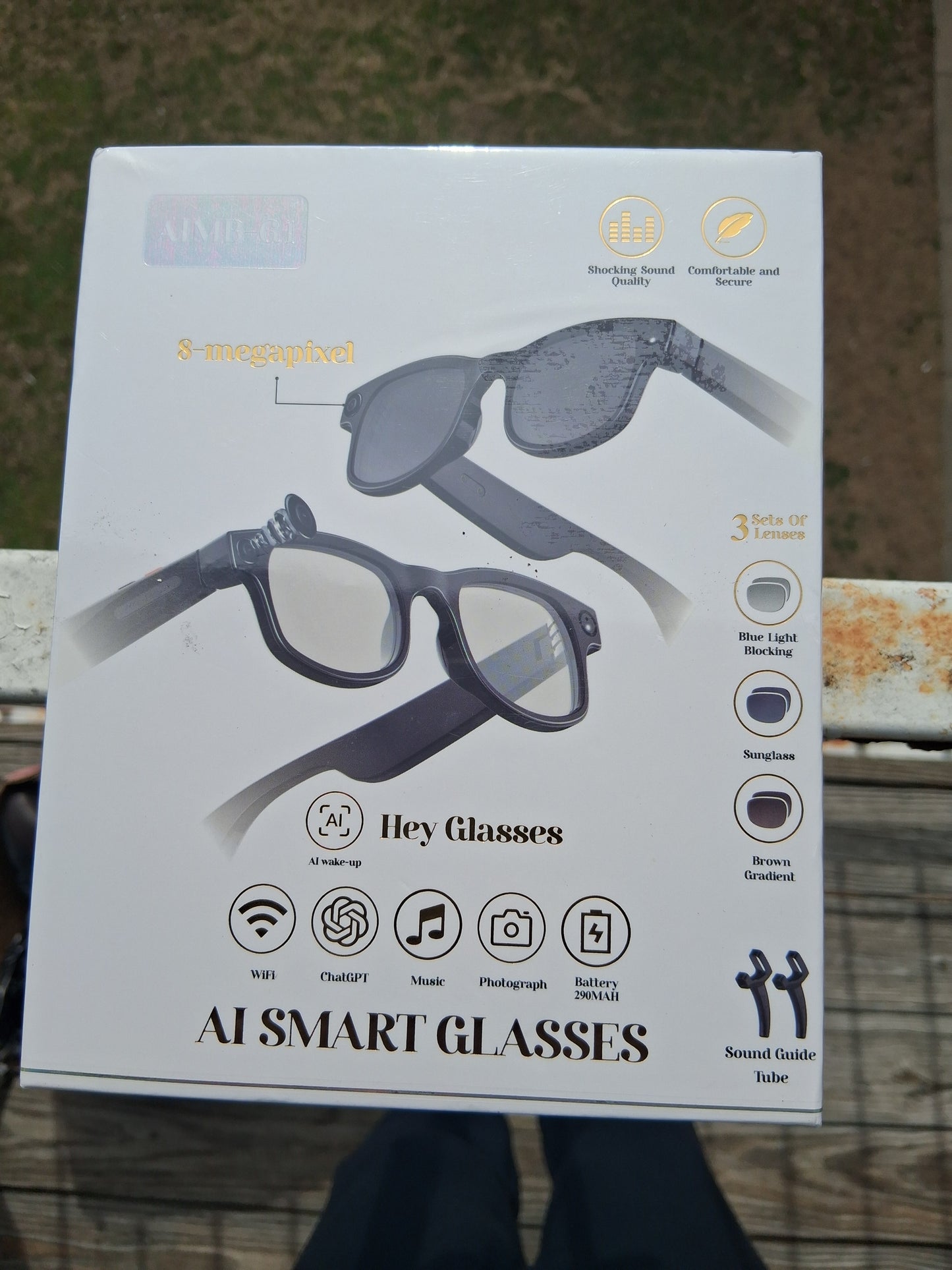 AI Smart Glasses Model AIMB-G1