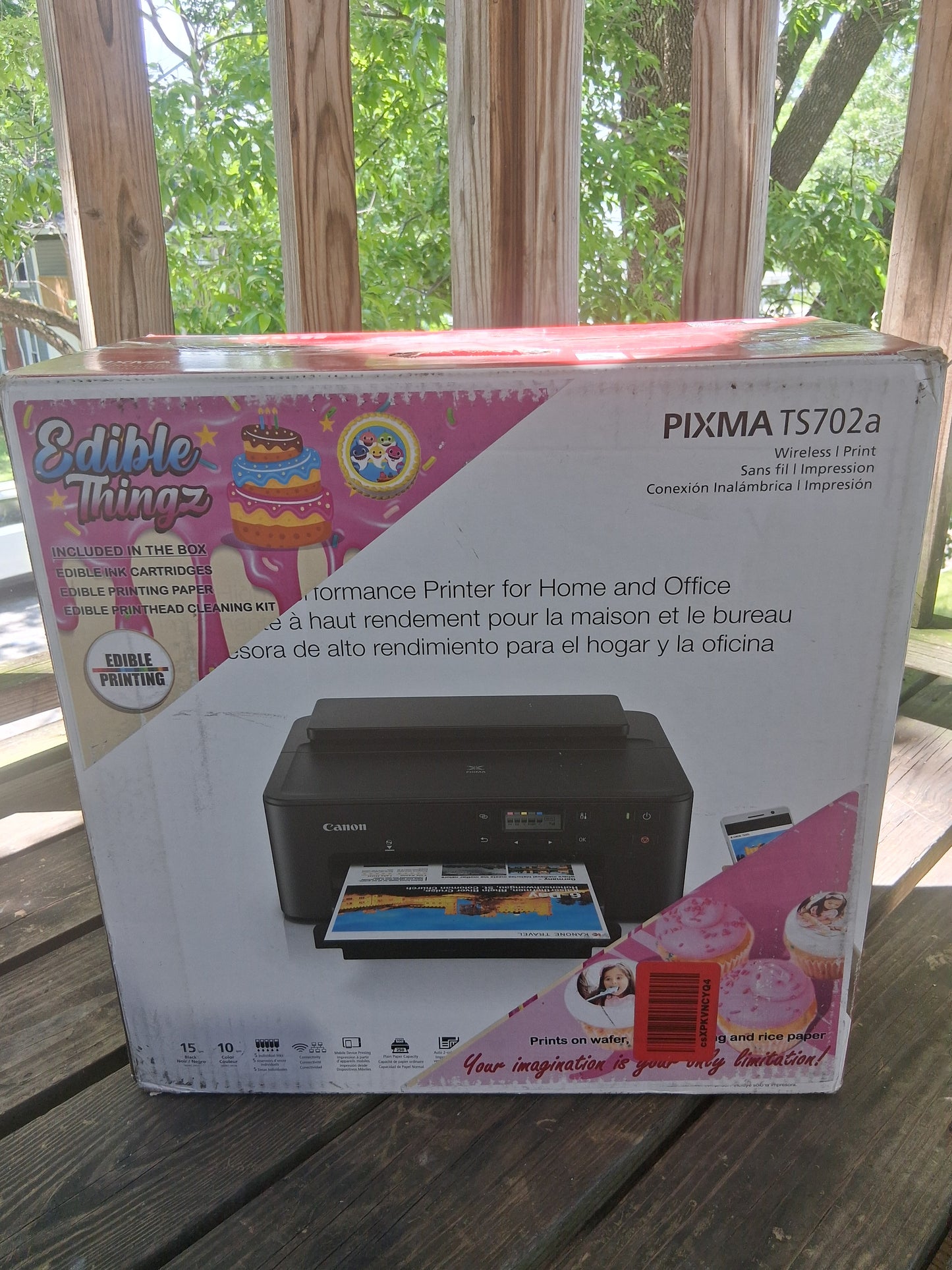 Canon Edible Inkjet Color Printer With Icinginks Frosting Sheets